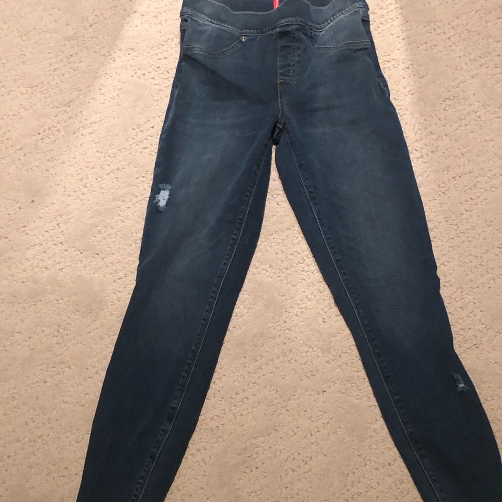 NWOT SPANX RAW EDGE SKINNY JEANS S/P